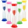 HOZEON 50 PCS 1 Minute Sand Timer, Plastic Hourglass Timer, Plastic Sand Clock Hourglass Sandglass Set Countdown Tool for Classroom Games, Office, Kitchen, 5 Colors view 1