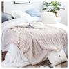 Bannr Blanket Queen Size Winter Warm Soft Blankets, Wearable Knitted Fleece Blanket Travel Pillows (Color : Beige, Size : 130x160cm) view 1
