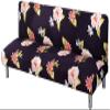 Armless Sofa Bed Cover,Stretch Futon Cover Fitted Full Folding Sofa Slipcover Without Armrests Removable Furniture Cover Protector with Elastic Bottom for Living Dining Room view 1