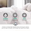 APSMILE Luxurious Oversized King Down Feather Fibers Comforter, Ultra-Soft Down Feathers Fiber Duvet, Hotel Collection Down Feather Fibers Comforter All Season Fluffy Duvet Insert (120x98, White) view 3