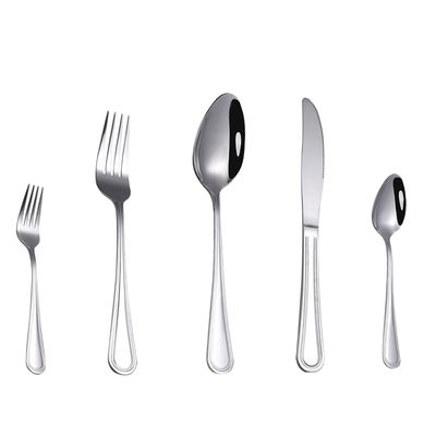 40 Piece Silverware Set for 8 Durable Stainless Steel Flatware Sets Kitchen Wedding Restaurant Cutlery Utensils Include Knifes Forks Spoons Dessert Spoons Desert Forks Delicate Tableware Set