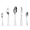 40 Piece Silverware Set for 8 Durable Stainless Steel Flatware Sets Kitchen Wedding Restaurant Cutlery Utensils Include Knifes Forks Spoons Dessert Spoons Desert Forks Delicate Tableware Set view 1