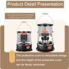 DUTIL Kerosene Stove,Non Electric Heater, Indoor Kerosene Space Heaters,Adjustable Height, for Camping, Burn More Fully Indoor Emergency Heater, with Storage Bag view 3