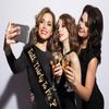 PartyForever 30th Birthday Party Decorations Talk Thirty to Me Black Sash with Rose Gold Letters view 3