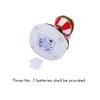Christmas Village Houses,Christmas LED Lighted House Micro Landscape Battery Operated Ice Cream Shop Musical Animated Christmas Scene Christmas Village Hot Air Balloon House for view 3