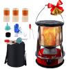 Kerosene Stove Non Electric Heater with Wick and Gloves Top Cover Removable Indoor Emergency Heater for Heating,Boiling Water,Cooking view 1