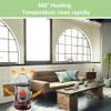 Kerosene Stove Non Electric Heater with Wick and Gloves Top Cover Removable Indoor Emergency Heater for Heating,Boiling Water,Cooking view 2