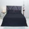 Pashmina Cal King Sheet Set - Hotel Luxury 1800 Bedding Set Hotel Collection - Cooling Bed Sheet - 10 Inch Deep Pocket Wrinkle, Fade, Stain Resistant - 4 Piece ( Dark Grey ) view 2