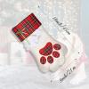 DegGod Personalized Christmas Pet Stocking with Names, 6 Pack 18 inches Dog Cat Paw Large Stocking Holders Gift Bag for Xmas Tree Hanging Decoration Home Fireplace Ornaments view 3