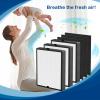 45i True HEPA Replacement Filter Compatible with BreatheSmart Flex and 45i Air Cleaner Purifier, 3 H13 True HEPA Filters with 3 Carbon Pre-Filters, Part # B4-Fresh / FL40-Silver-Carbon, 3 Pack view 4