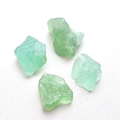 50g Natural Crystal Green Fluorite Tumbled Chips Crushed Stone Crystal Jewelry Making Home Decoration Or Ffish Tank STO,Light Green,50g