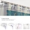BYJING Art William Morris Shower Curtain Blue Retro Pattern Shower Curtain Set for Farmhouse Bathroom Waterproof & Quick Dry 108W x 72L(in) view 4