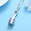 SHEIL Car Parts Keepsake Pendant 316L Stainless Steel Piston Cremation Urn Jewelry Hold Ashes for Women Men Memorial Necklace view 2