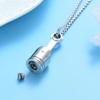 SHEIL Car Parts Keepsake Pendant 316L Stainless Steel Piston Cremation Urn Jewelry Hold Ashes for Women Men Memorial Necklace view 3