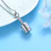 SHEIL Car Parts Keepsake Pendant 316L Stainless Steel Piston Cremation Urn Jewelry Hold Ashes for Women Men Memorial Necklace view 4