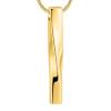 BIAIHQIE Bar Cremation Jewelry for Ashes Necklace Stainless Steel Memorial Urn Pendant Ashes Holder Keepsake Gift for Women Men view 1