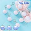 24 Pack Mini Sports Ball Keychains - Volleyball, Party Favors & Gift Fillers for Boys, Girls & Kids view 3