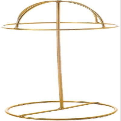 YQBUER Flashing Earrings and Necklace Display Stand Iron Hat Jewelry Display Rack Earrings Jewelry Display Rack Storage Jewelry Rack Round Jewelry Display Hat Rack