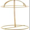 YQBUER Flashing Earrings and Necklace Display Stand Iron Hat Jewelry Display Rack Earrings Jewelry Display Rack Storage Jewelry Rack Round Jewelry Display Hat Rack view 1