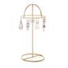 YQBUER Flashing Earrings and Necklace Display Stand Iron Hat Jewelry Display Rack Earrings Jewelry Display Rack Storage Jewelry Rack Round Jewelry Display Hat Rack view 3
