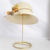 YQBUER Flashing Earrings and Necklace Display Stand Iron Hat Jewelry Display Rack Earrings Jewelry Display Rack Storage Jewelry Rack Round Jewelry Display Hat Rack view 4