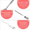 Stainless Steel Retractable Extendable Fork - 64cm to 25.4inch, Perfect for Dinner, Fruit, Dessert - Cutlery view 4