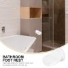 1pc Bathroom Foot Rest Plastic Supporter Shower Helper Shower Feet Step Feet Supporter Bath Support Tool Shoes Wearing Tool Household Footboard Shower Footstool Shower Foot Pad view 2