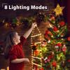 Joedoes Christmas Decorations LED Ladder Lights with Climbing Santa Claus, 2.5ft Indoor Christmas Decorative Lights - 8 Modes Xmas Lights Tree for Home Holiday Wall Window Xmas Decor (Warm White) view 2