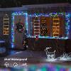 Joedoes Christmas Decorations LED Ladder Lights with Climbing Santa Claus, 2.5ft Indoor Christmas Decorative Lights - 8 Modes Xmas Lights Tree for Home Holiday Wall Window Xmas Decor (Warm White) view 3