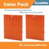 116131 True HEPA Replacement Filter I Compatible with Winix C555 Air Cleaner Purifier, H13 Grade True HEPA Filter Only, Compares to Winix 116131 Filter I (2 Pack) view 3