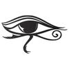JILIP Metal Wall Decor, Eye of Horus Wall Art Sculpture, for Home Living Room Decoration Wall Hangings Housewarming Gift (Size : 17.7IN/45cm) view 1