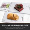 BINO Cutting Board - 3-Piece Chopping Boards | BPA-Free Plastic, Durable, Multipurpose, Dual-Sided, Dishwasher Safe, Easy to Clean | Charcuterie Accessories | Home & Kitchen Utensils view 3