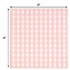 Gift Boutique 100 Pcs Pink & White Gingham Cocktail Napkins Disposable Paper Checkered Plaid Beverage Dessert Napkin Summer Picnic Baby Shower Party view 2