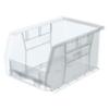 MDMprint Clear Hang and Stack Bin, 9-1/4"L x 6" W x 5" H, Inside Width: 4 7/8 in view 1