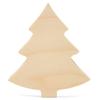 Chunky Christmas Tree 4-inch, Pack of 10 Wooden Christmas Decor, Pine Tree Shaped Cutouts for Classroom & Winter Decor, by Woodpeckers view 1