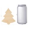 Chunky Christmas Tree 4-inch, Pack of 10 Wooden Christmas Decor, Pine Tree Shaped Cutouts for Classroom & Winter Decor, by Woodpeckers view 2