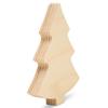 Chunky Christmas Tree 4-inch, Pack of 10 Wooden Christmas Decor, Pine Tree Shaped Cutouts for Classroom & Winter Decor, by Woodpeckers view 4