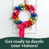 Woodpeckers Extra-Large 18-inch Wood Wreath Frame Pack of 10 with Rings for Crafts & Door Wreath with Lights view 4