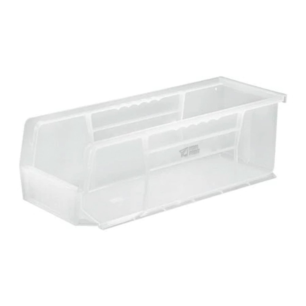 MDMprint Clear Hang and Stack Bin, 14-3/4"L x 5-1/2"W x 5" H