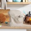 KITCHENAID Fitted Tilt-Head Stand Mixer Cover with Storage Pocket, Quilted 100% Cotton,14.4"x18"x10", Milkshake view 2