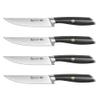 Cangshan L Series 4-Piece Fine-Edge Steak Knife Set, Forged German Steel, Black, 1026931 view 1