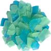Nautical Crush Trading Bulk Sea Glass 28oz Tumbled Sea Glass in Caribbean Blue & Green Seaglass for Crafts, Decor & Jewelry Real Seaglass Pieces for DIY & Art Projects view 2