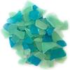 Nautical Crush Trading Bulk Sea Glass 28oz Tumbled Sea Glass in Caribbean Blue & Green Seaglass for Crafts, Decor & Jewelry Real Seaglass Pieces for DIY & Art Projects view 4