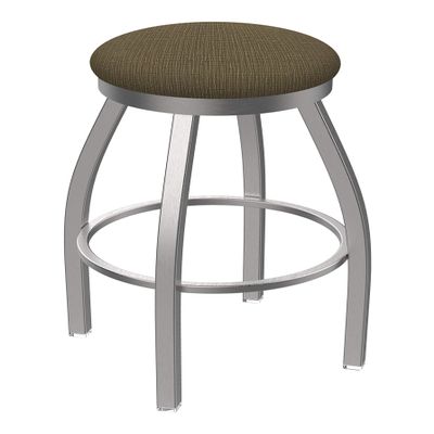 802 Misha Stainless Steel 36" Swivel Bar Stool with Graph Cork Seat
