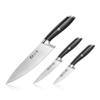 Cangshan L Series 3-Piece Starter Knife Set, Forged German Steel, Black, 1026917 view 1