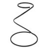 CHICIRIS Coffee Dripper Holder, Coffee Dripper Stand, Black Spiral Coffee Dripper Stand Metal Filter Frame Holder Rack Hand Drip Pour Over Coffee Brewer Holder view 1