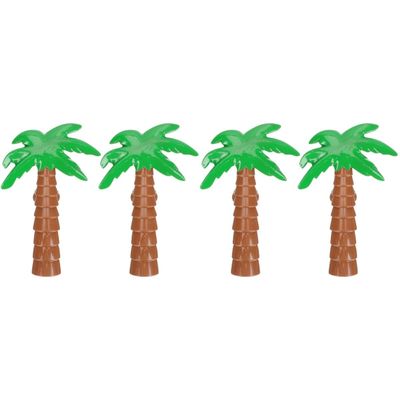 Alipis Beach Towel Clips Set of 4 Lightweight Palm Tree Shaped Towel Holders for Windproof Laundry Travel and Beach Chairs