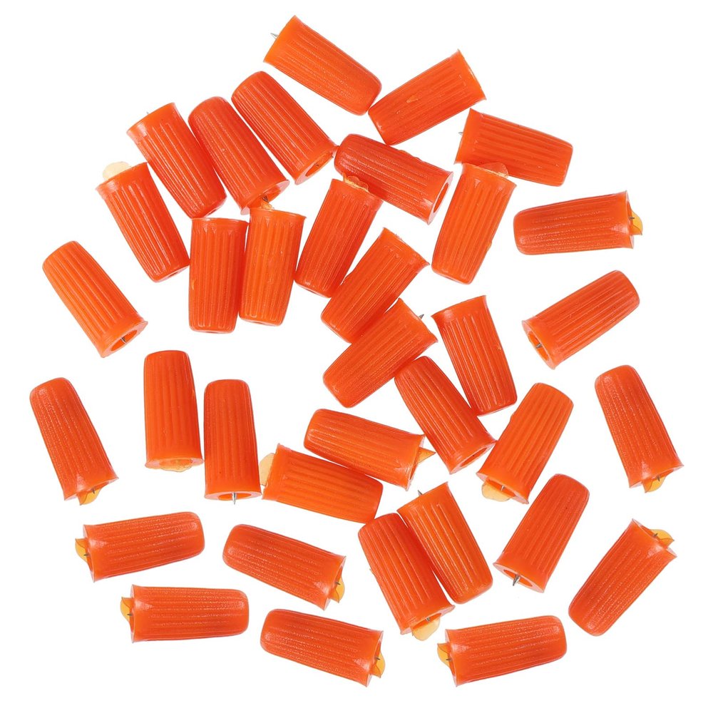 100pcs Eyelash Glue Bottle Plug Pin, Plastic Replacement Nozzle Tool