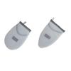 minkissy 4pcs Handheld Ironing Board Portable Mini Ironing Accessory - Cover Compact Design of Shirts Pants and More Grey view 2