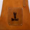 100% leather apron hand made (camel nortman) view 2